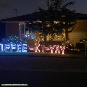 Christmas Light display at 18 Richardson Circuit, Conder