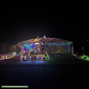 Christmas Light display at 4 Braford Way, Byford