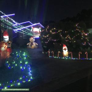 Christmas Light display at  Patrick Close, Greensborough