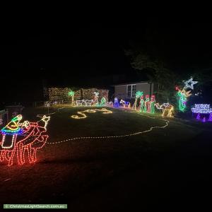 Christmas Light display at 27 Castle Circuit, Westleigh