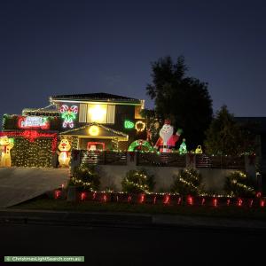 Christmas Light display at 27 Drysdale Avenue, Kingston
