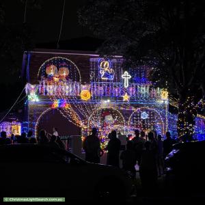 Christmas Light display at 109 Madeline Street, Strathfield South