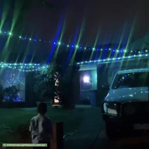 Christmas Light display at 17 Deanswood Way, Narre Warren