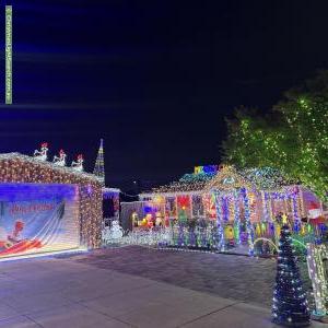 Christmas Light display at 11 Robyn Court, Hampton Park