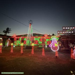 Christmas Light display at 22 Hoya Crescent, Frankston North