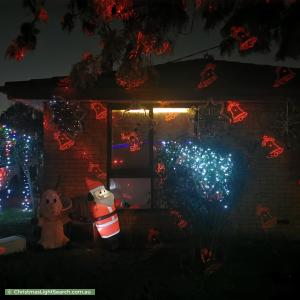 Christmas Light display at 12 Vandeven Court, Ferntree Gully