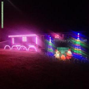 Christmas Light display at 126 Winbin Crescent, Gwandalan