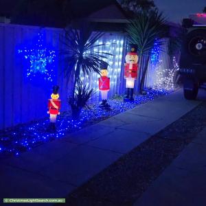 Christmas Light display at 17 Burford Street, Elizabeth Downs