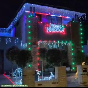 Christmas Light display at 75 Kelberg Road, Kalkallo