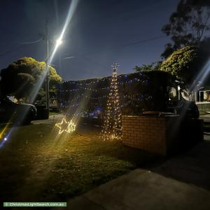 Christmas Light display at 29 Gregory Grove, Preston