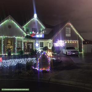 Christmas Light display at 12 Albany Court, Werribee