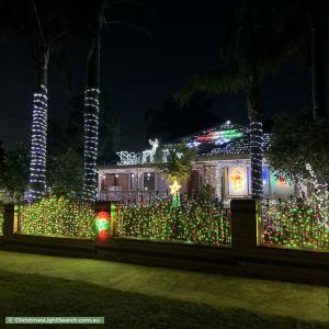 Christmas Light display at 18 Hurley Street, Reservoir