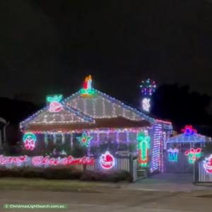Christmas Light display at 36 Leith Street, Croydon Park
