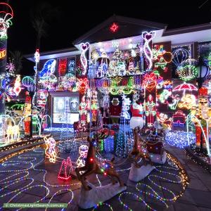 Christmas Light display at 59 Viney Street, Clarinda