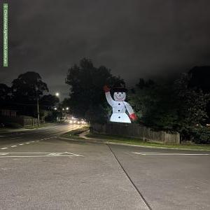 Christmas Light display at 1 Western Road, Boronia