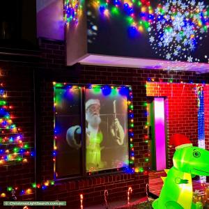 Christmas Light display at 39 Wattle Street, West Footscray