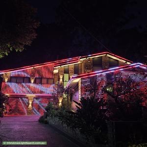 Christmas Light display at 27 Norfolk Place, Carlingford