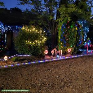 Christmas Light display at 40 Must Circuit, Calwell
