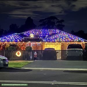 Christmas Light display at 69 Pretoria Parade, Hornsby