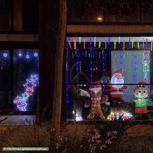 Christmas Light display at 7 Red Hill Terrace, Doncaster East