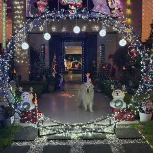 Christmas Light display at 17 Brunner Court, Kellyville