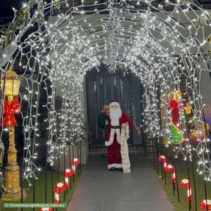 Christmas Light display at 63 Orange Street, Bentleigh East
