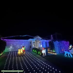 Christmas Light display at 9 Boolong Street, Tingalpa