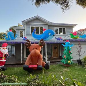 Christmas Light display at 24 Alwyn Street, Mitcham