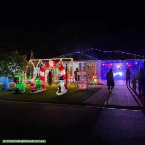 Christmas Light display at 19 Aspire Avenue, Clyde North