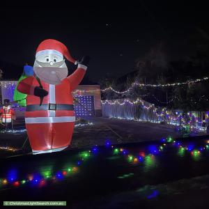 Christmas Light display at 21 Delmore Crescent, Glen Waverley