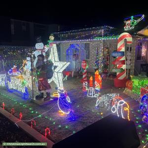 Christmas Light display at 9 Kinnaird Avenue, Richmond