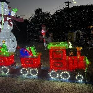 Christmas Light display at 12A Erica Avenue, Mount Claremont