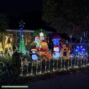 Christmas Light display at 47 Morrie Crescent, Blackburn North