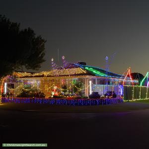 Christmas Light display at 2 Hammond Place, Roxburgh Park