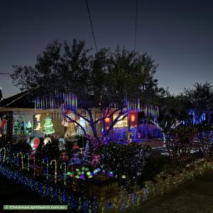 Christmas Light display at 55 Broadhurst Avenue, Reservoir