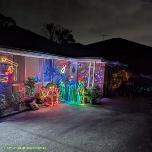 Christmas Light display at 54A Graham Street, Auburn