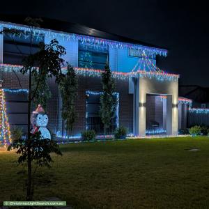 Christmas Light display at 33 Lancaster Drive, North Haven
