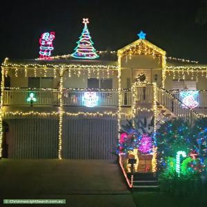 Christmas Light display at 7 Hidden Court, Joyner