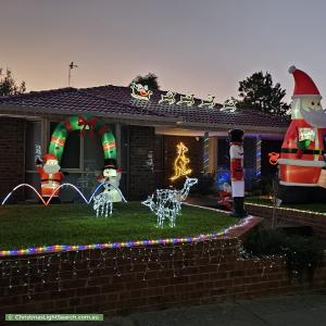 Christmas Light display at 6 Gattinara Drive, Frankston