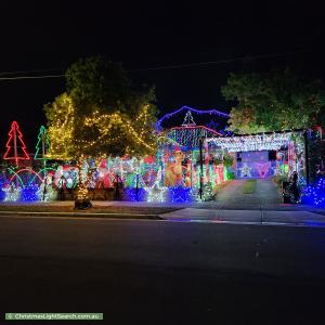 Christmas Light display at 3 Sabre Street, Netley