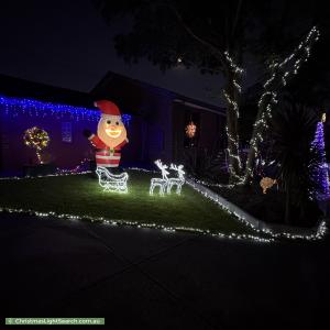 Christmas Light display at 1 Walbrook Drive, Vermont South