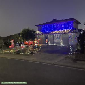 Christmas Light display at 3 Keith Court, Woodcroft
