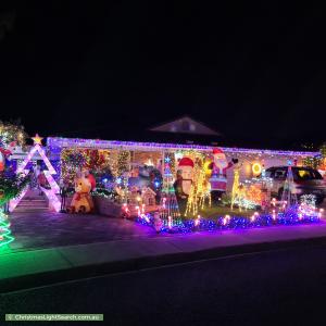 Christmas Light display at 19 Crowder Circuit, Stirling