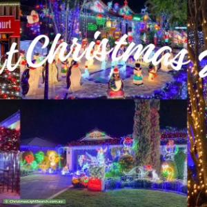Christmas Light display at  Bendee Court, Narangba