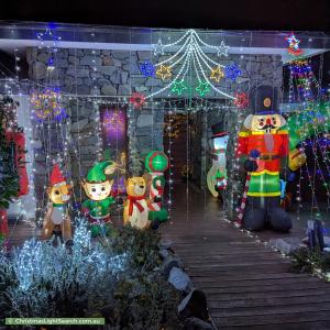 Christmas Light display at 5 Fable Way, Cranbourne East