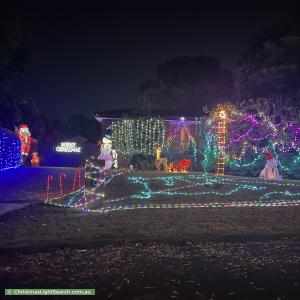 Christmas Light display at 8 Kilborn Court, Kilsyth