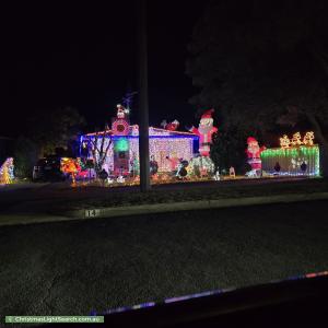 Christmas Light display at 14 Woolcock Avenue, Kangaroo Flat