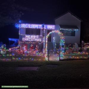 Christmas Light display at 9 Thomas Street, Cardiff
