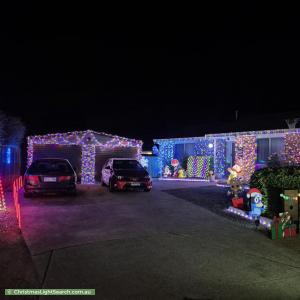Christmas Light display at 8 Zeitz Court, Banks