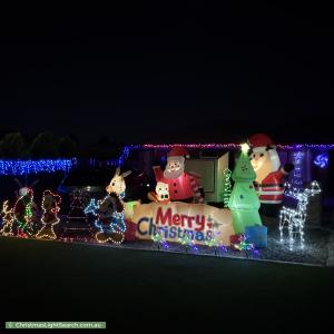 Christmas Light display at 4 Manorhall Court, Salisbury Heights